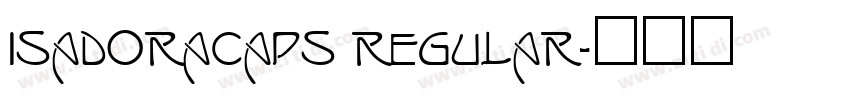 IsadoraCaps Regular字体转换